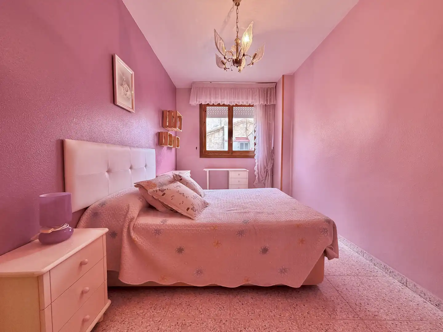 Bedroom of Flat for sale in Abarán  with Air Conditioner and Heating