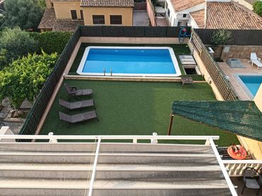 Casa pareada con balcón en venta en Santa Maria