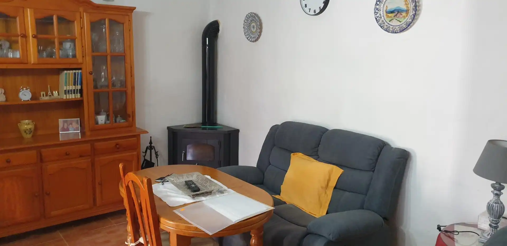 Sala de estar de Casa o chalet en venta en Aspe con Calefacción, Terraza y Balcón