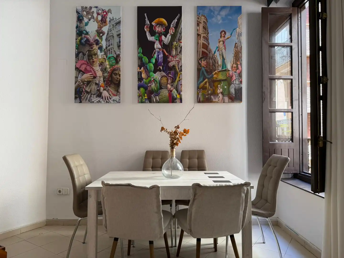 Comedor de Piso en venta en Valencia con Aire acondicionado, Terraza y Amueblado