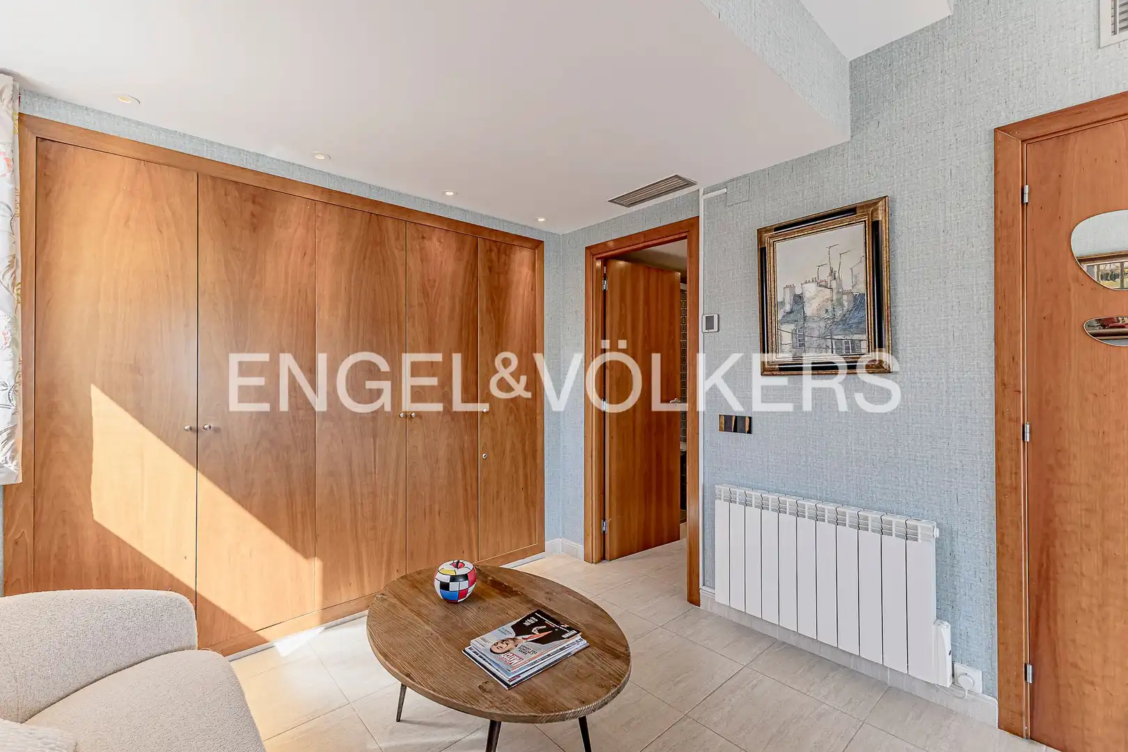 Sala de estar de Ático en venta en Sitges con Aire acondicionado, Calefacción y Jardín privado