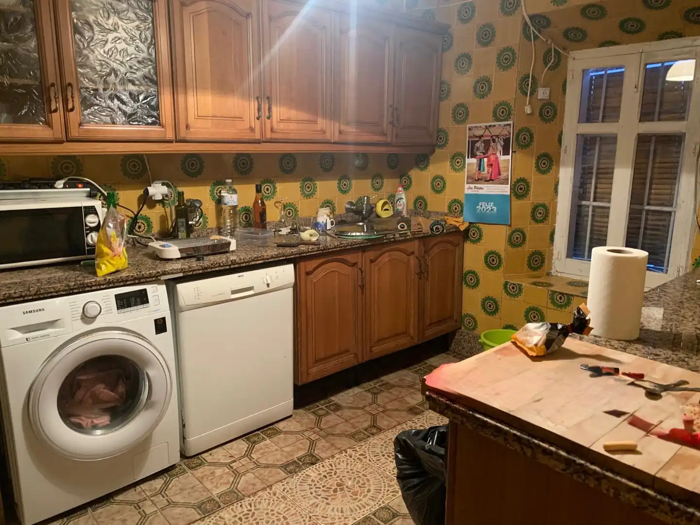 Cuina de Casa o xalet de lloguer en Villagarcía de la Torre amb Moblat, Rentadora i Microones
