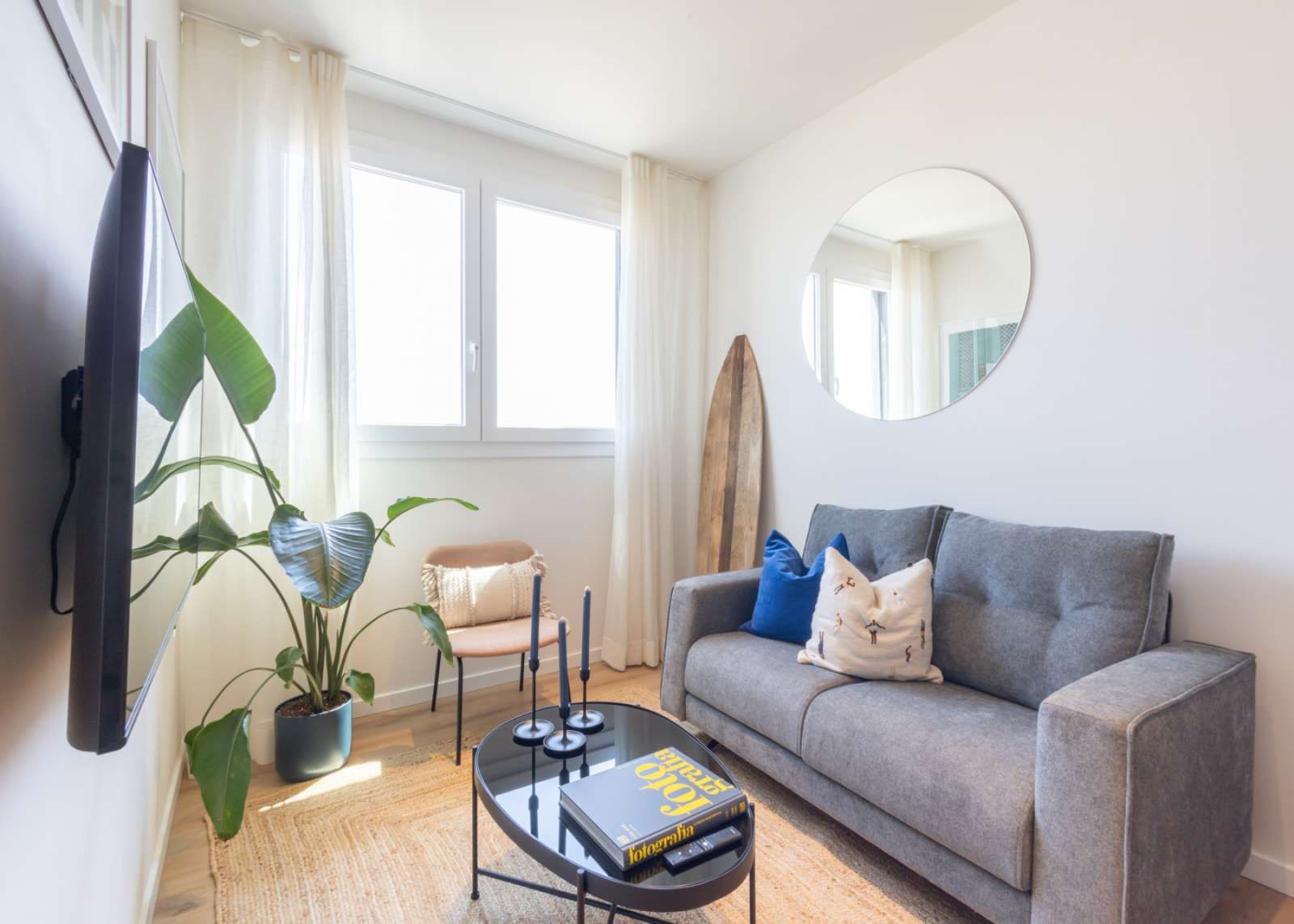 Sala d'estar de Apartament per a compartir en Alcobendas amb Aire condicionat, Calefacció i Terrassa
