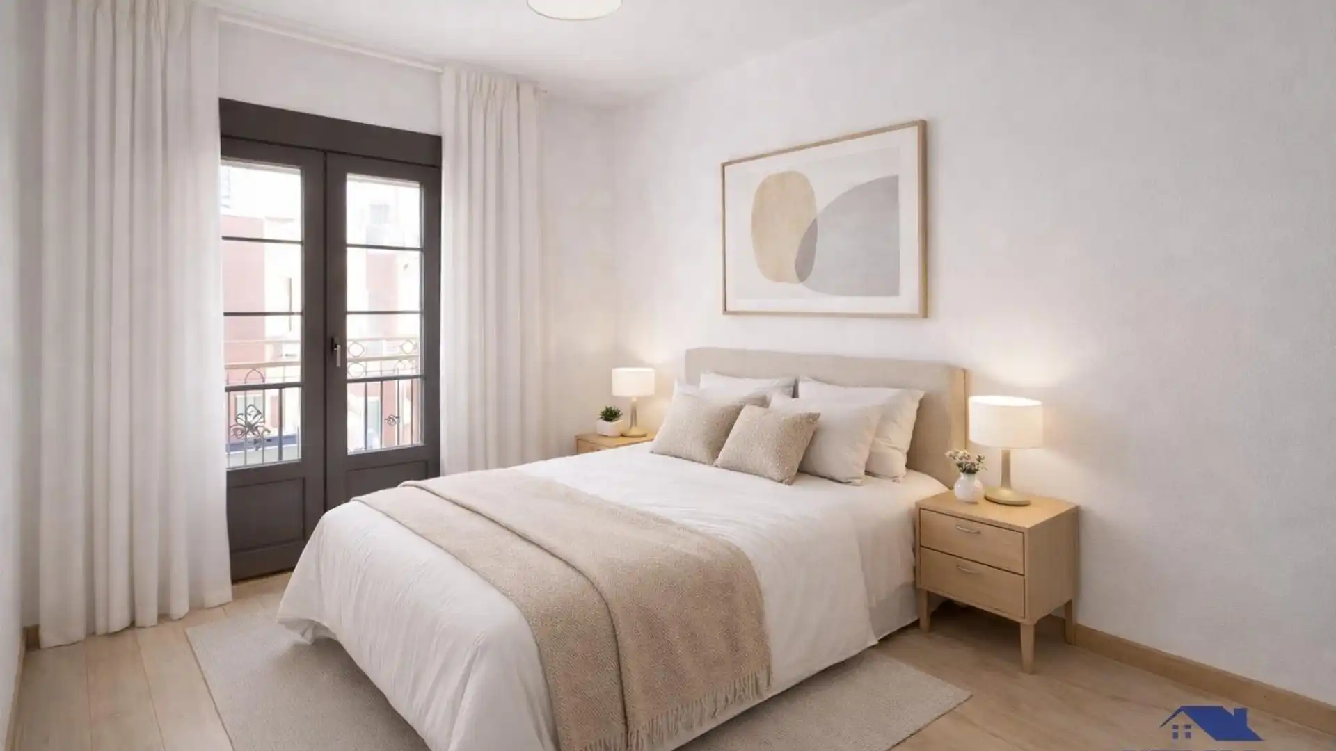 Bedroom of Flat for sale in Oviedo   with Balcony