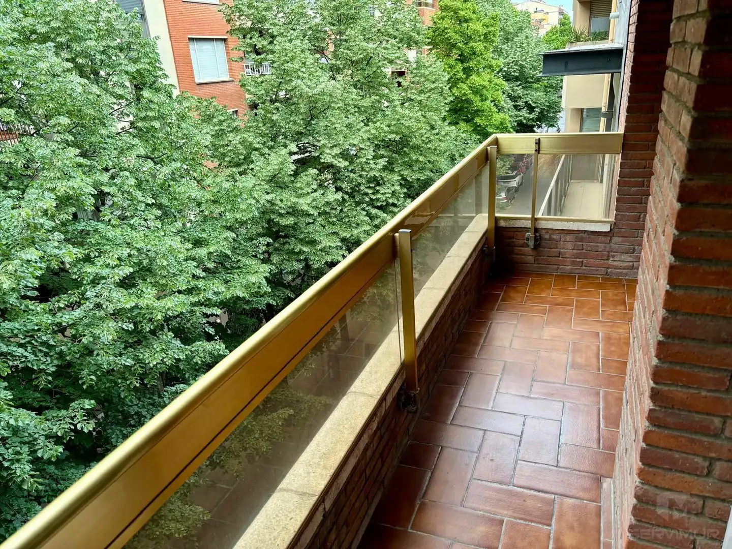 Terraza de Piso de alquiler en Vic con Amueblado y Internet