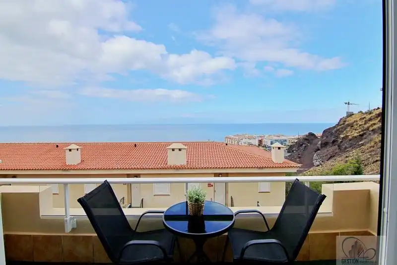Terraza de Casa o chalet en venta en Santiago del Teide con Alarma y Piscina comunitaria