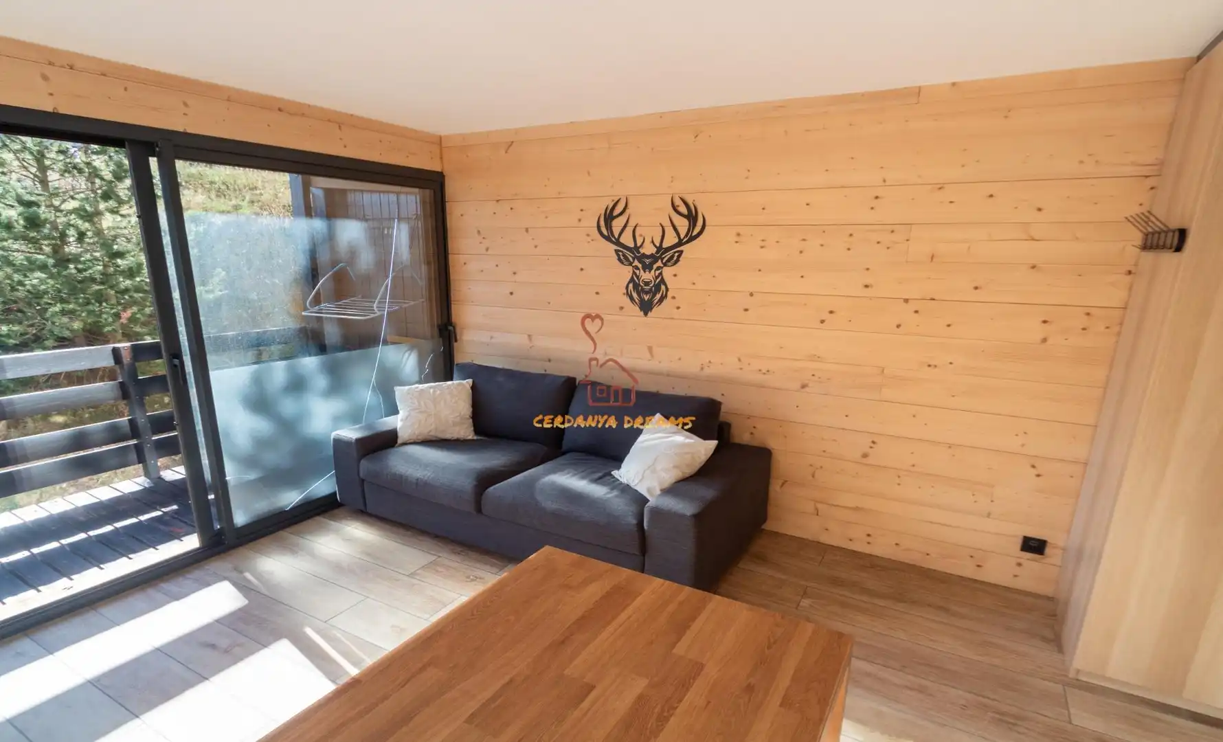 Sala de estar de Estudio en venta en Les Angles con Aire acondicionado, Calefacción y Terraza