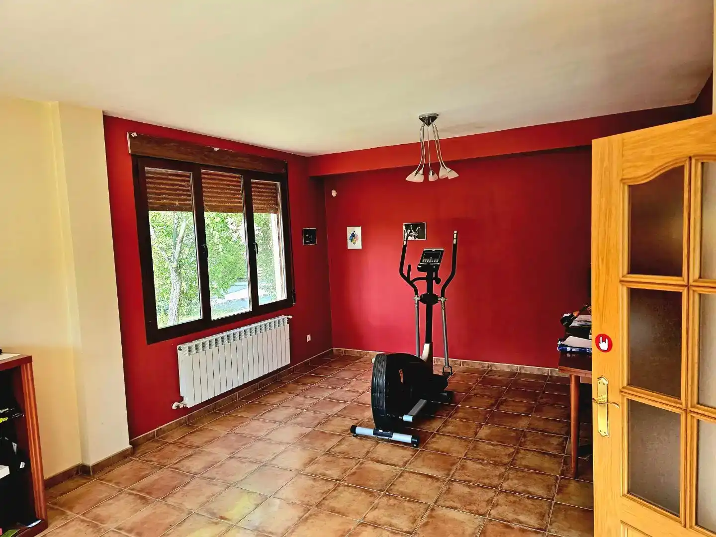 Sala de estar de Piso en venta en Chillarón de Cuenca con Calefacción, Jardín privado y Parquet