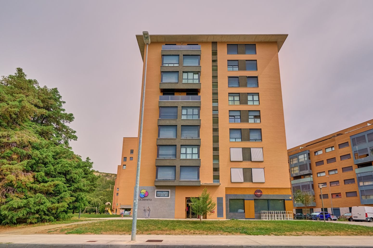 Vista exterior de Piso en venta en  Pamplona / Iruña con Calefacción, Jardín privado y Parquet