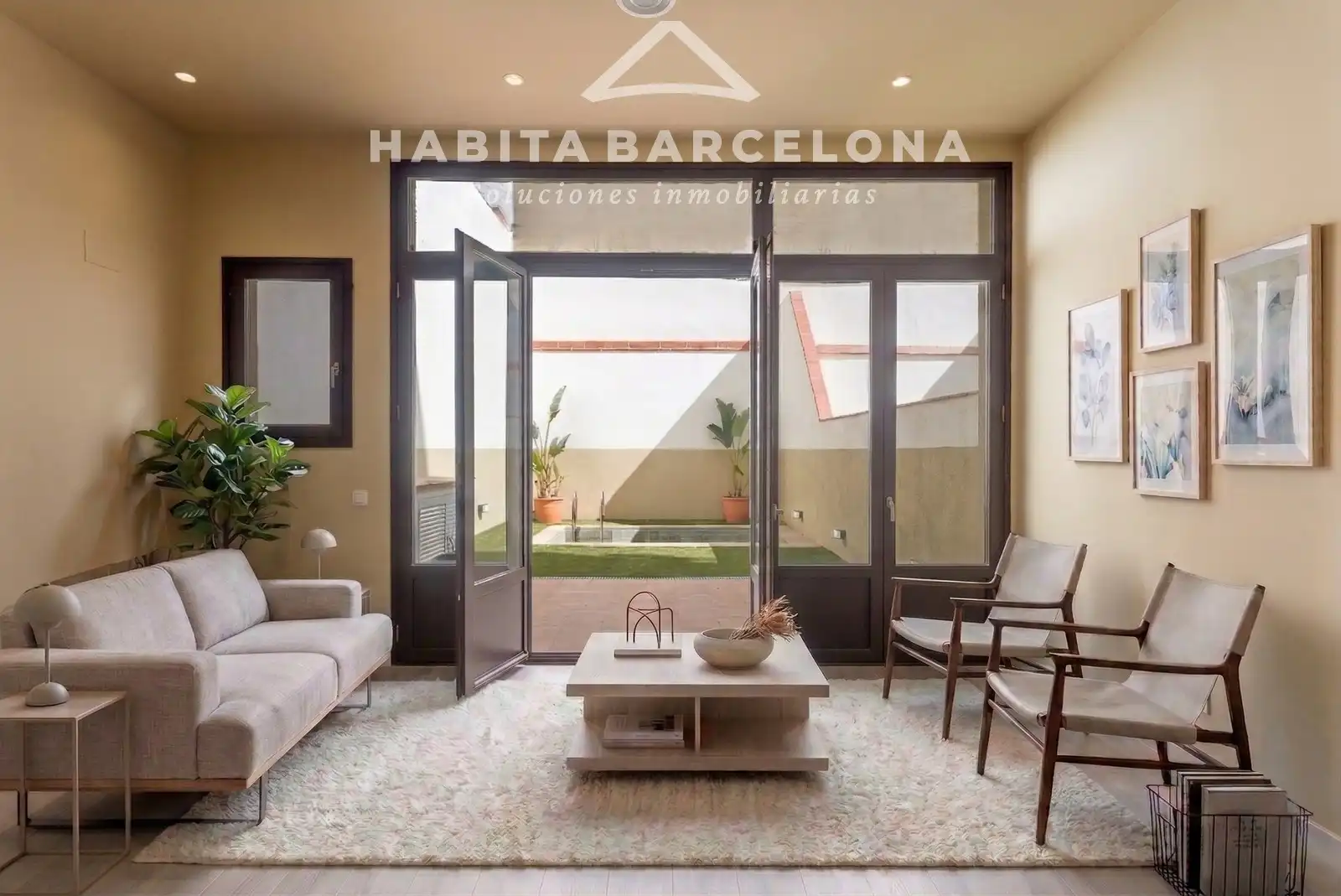 Vista exterior de Dúplex en venta en Barcelona con Aire acondicionado, Calefacción y Jardín privado