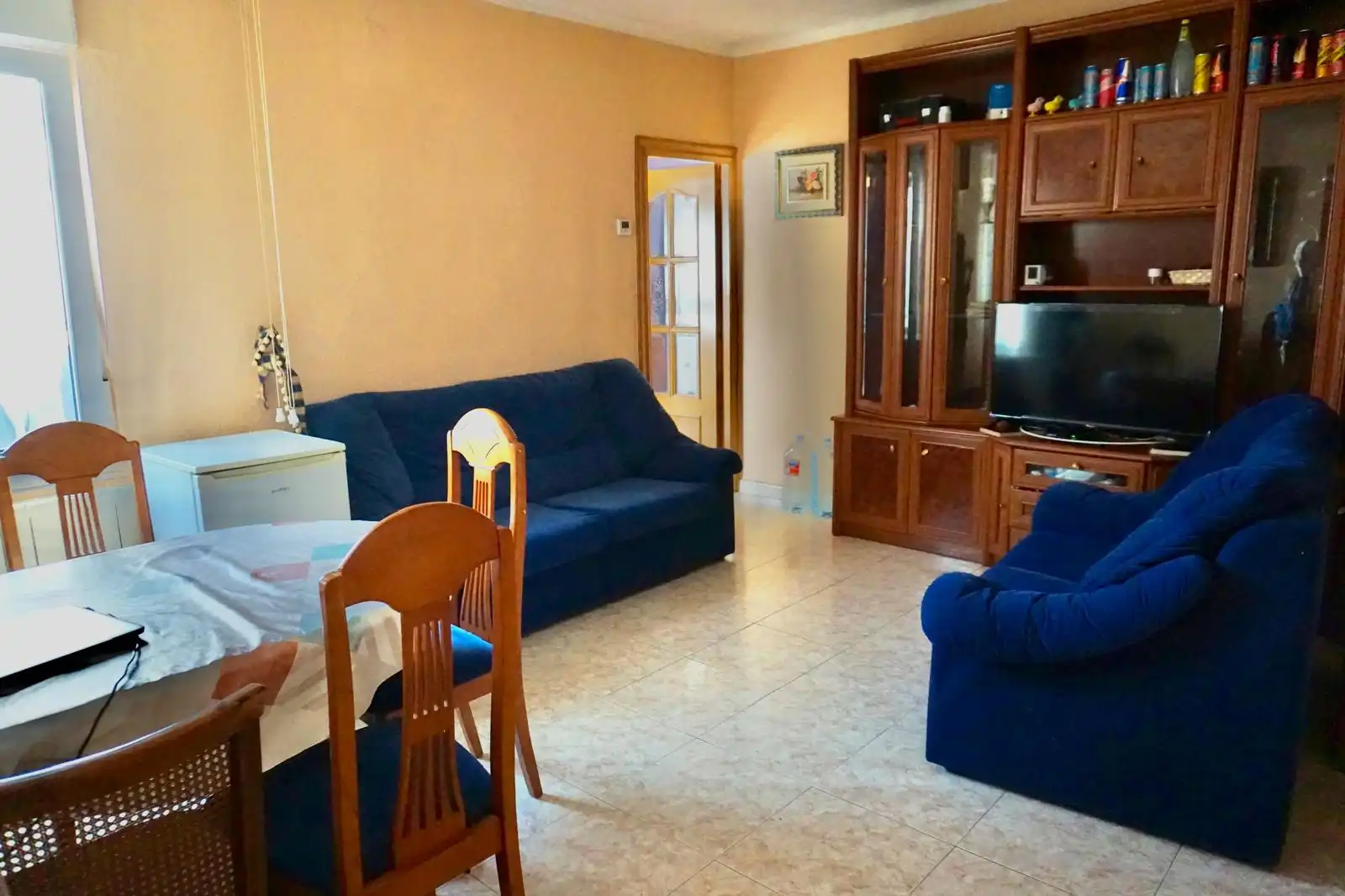 Sala d'estar de Pis en venda en Ávila amb Calefacció, Terrassa i Moblat