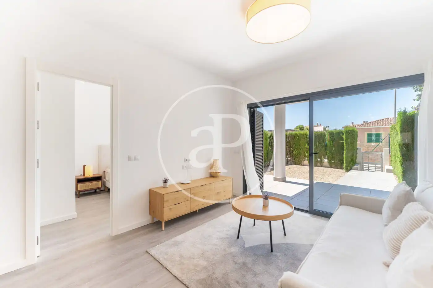 Wohnzimmer von Wohnung zum Verkauf in Manacor mit Klimaanlage, Heizung und Privatgarten