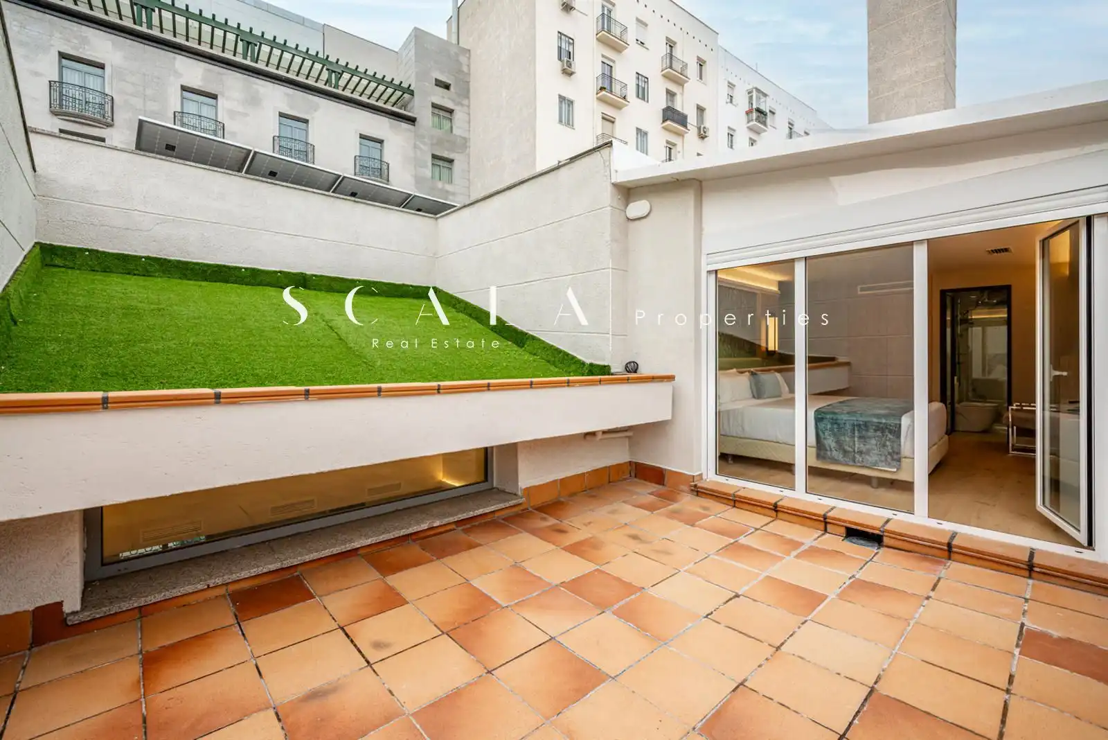 Terrasse von Maisonette zur Miete in Madrid mit Klimaanlage, Heizung und Terrasse