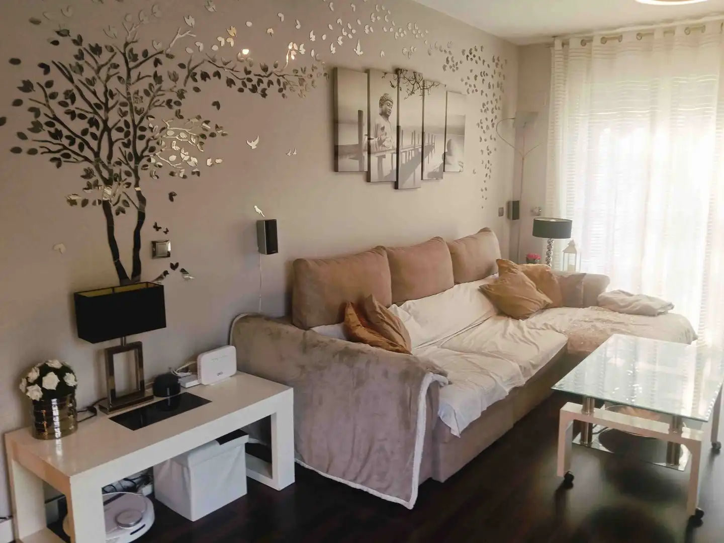 Sala de estar de Casa adosada en venta en María de Huerva con Calefacción, Terraza y Trastero