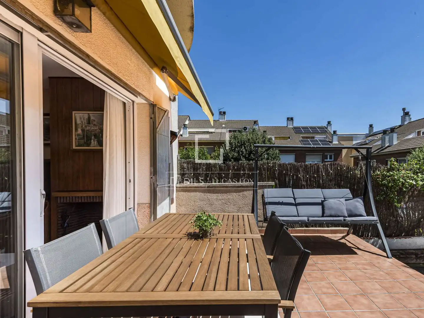 Terrassa de Casa o xalet en venda en Sant Cugat del Vallès amb Aire condicionat, Calefacció i Jardí privat