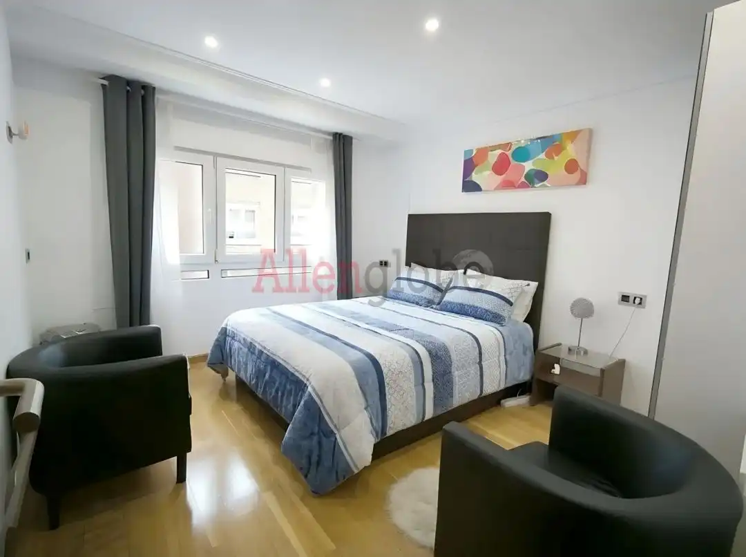 Bedroom of Flat for sale in Gijón   with Heating and Parquet flooring