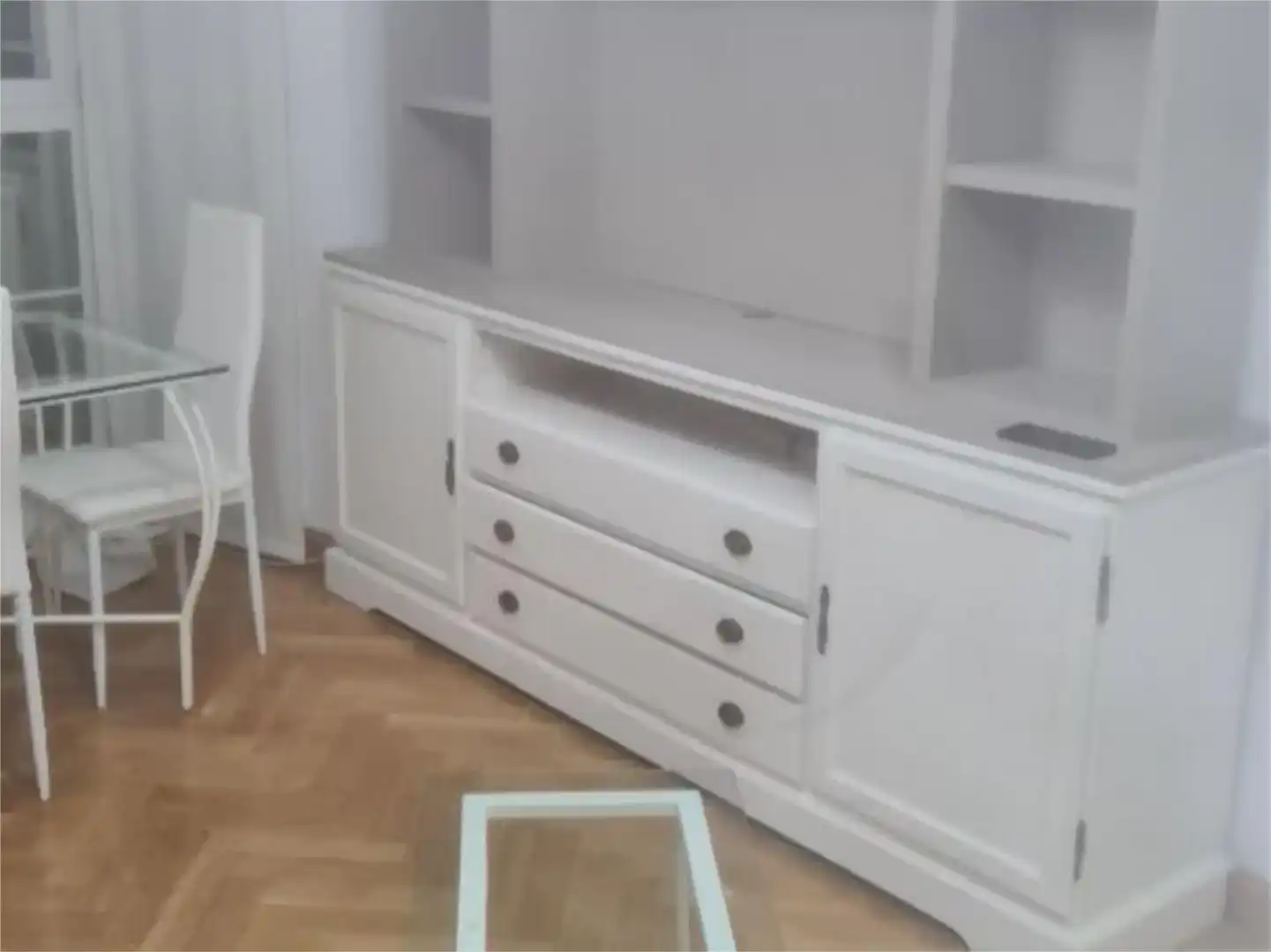 Wohnzimmer von Wohnung zur Miete in  Madrid Capital mit Klimaanlage und Schwimmbad