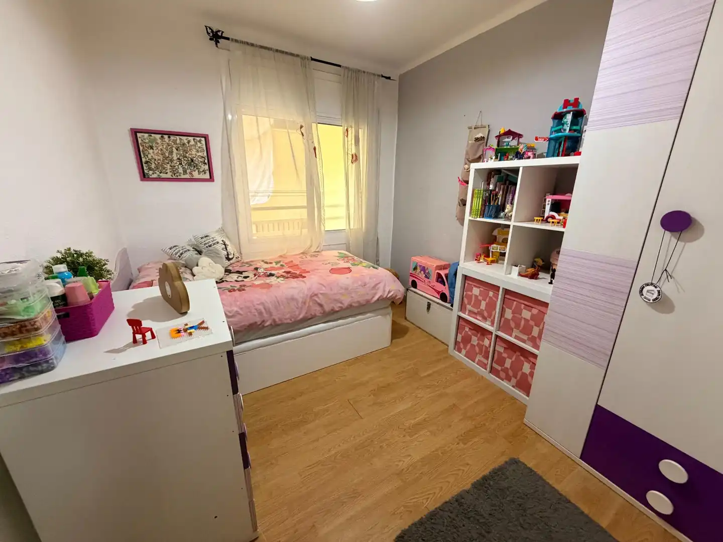 Bedroom of Flat for sale in Sabadell  with Air Conditioner and Parquet flooring
