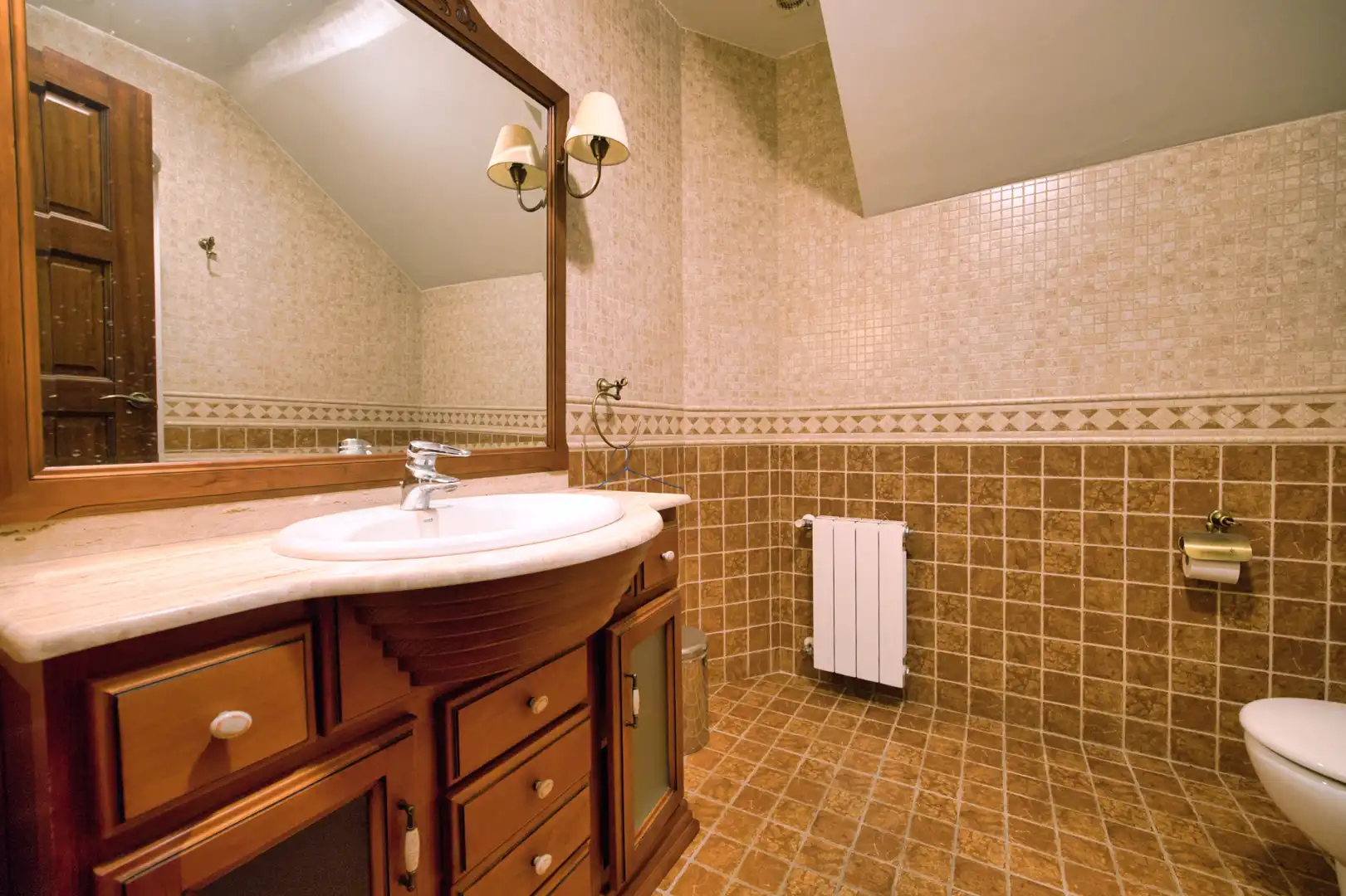Badezimmer von Haus oder Chalet zum Verkauf in Elche / Elx mit Klimaanlage, Heizung und Privatgarten