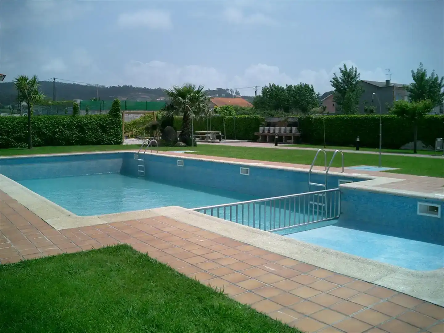 Piscina de Apartament en venda en Sanxenxo amb Jardí privat, Traster i Piscina