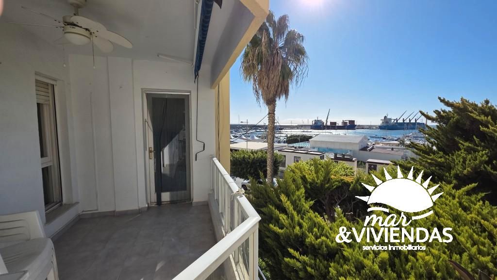 Bedroom of Flat for sale in Garrucha  with Terrace, Furnished and Balcony