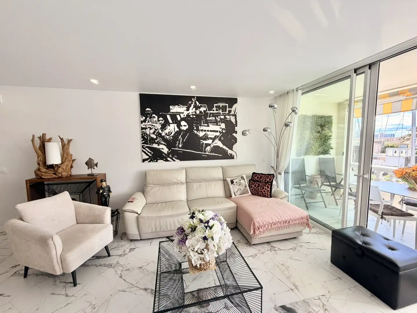 Sala de estar de Dúplex en venta en Empuriabrava con Calefacción, Terraza y Horno