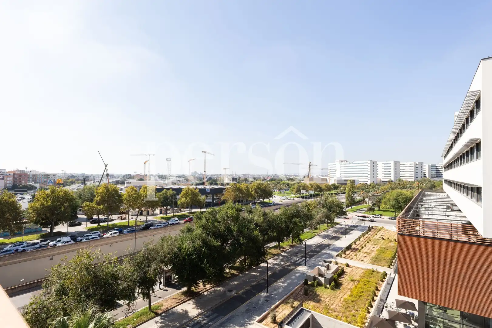Vista exterior de Piso de alquiler en Valencia con Calefacción, Terraza y Amueblado