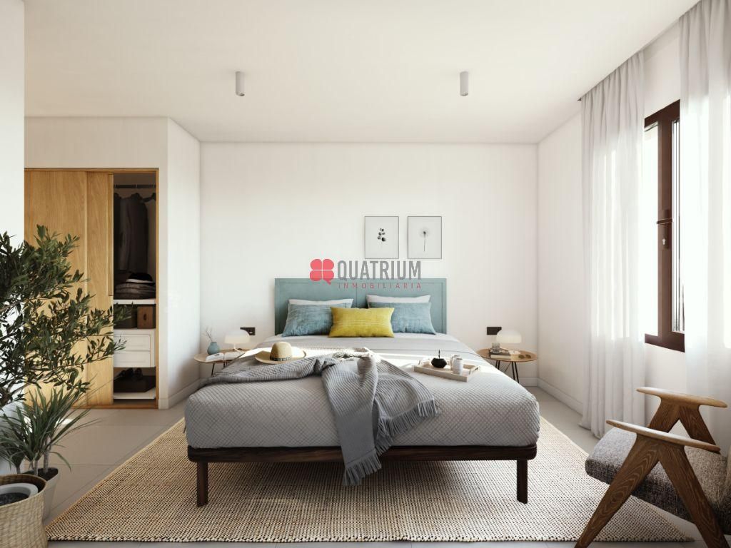 Bedroom of Flat for sale in A Estrada   with Heating, Terrace and Storage room
