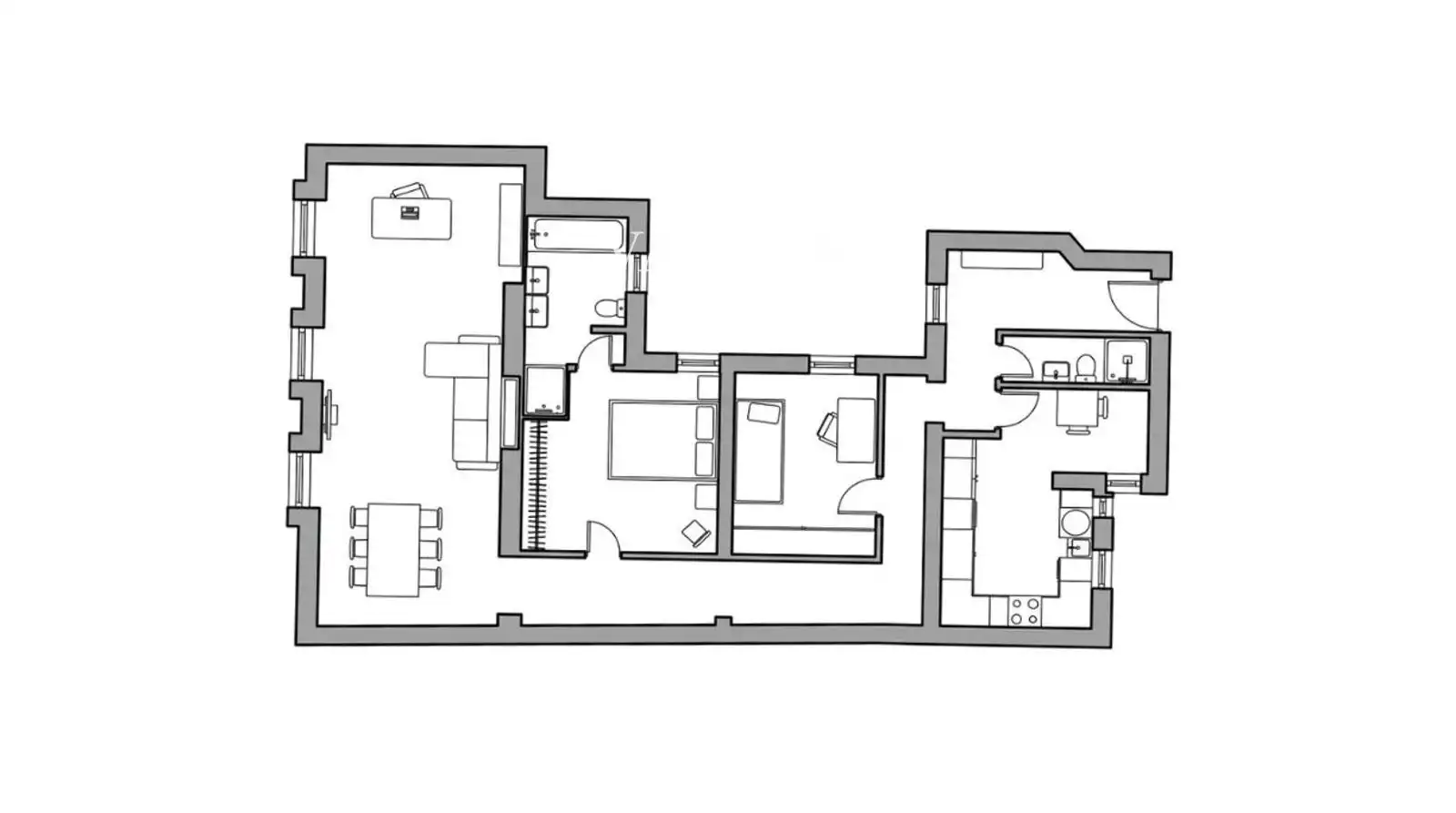 Flat for rent in Retiro