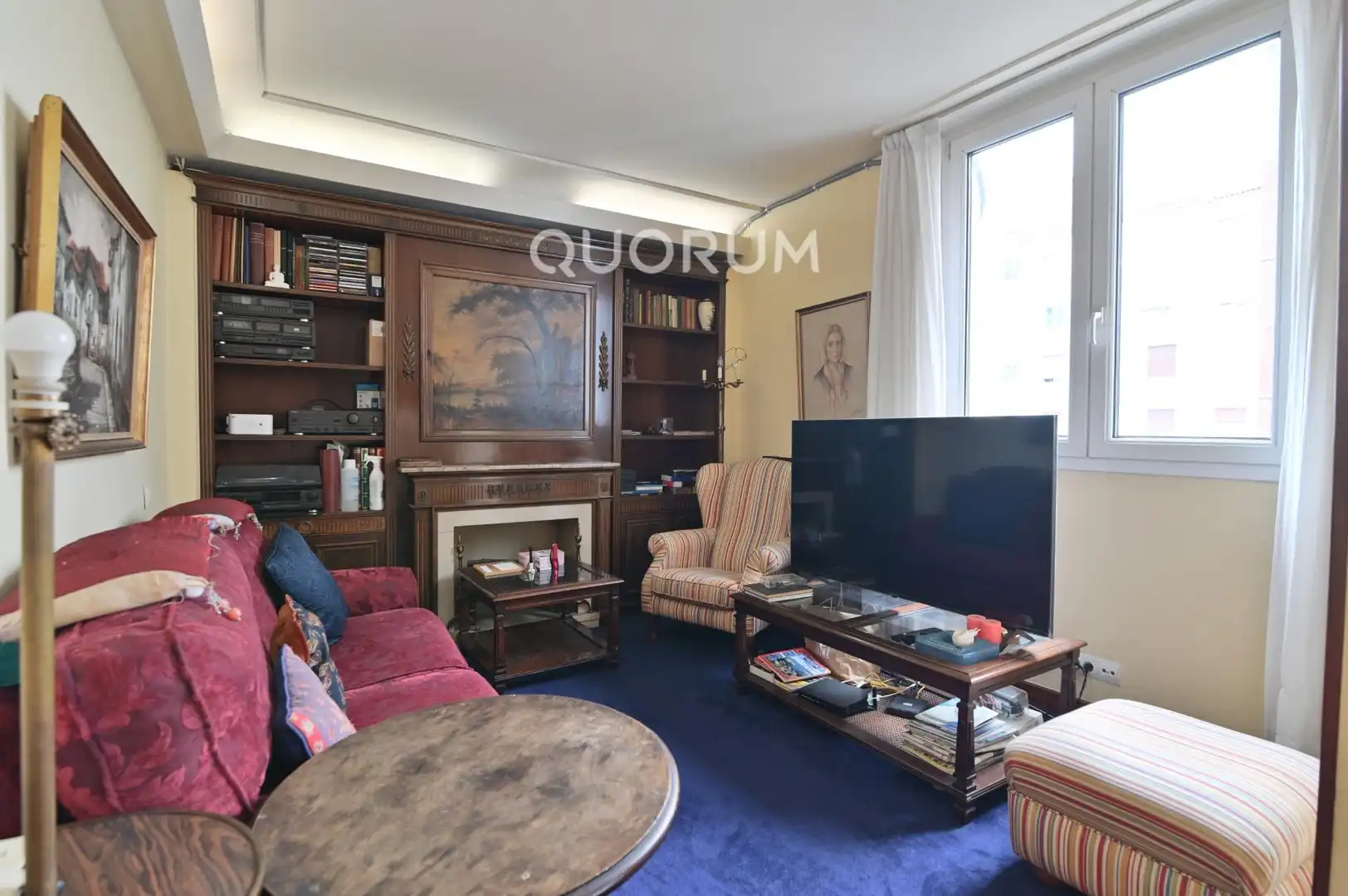 Wohnzimmer von Wohnung zum Verkauf in Bilbao  mit Heizung, Terrasse und Balkon