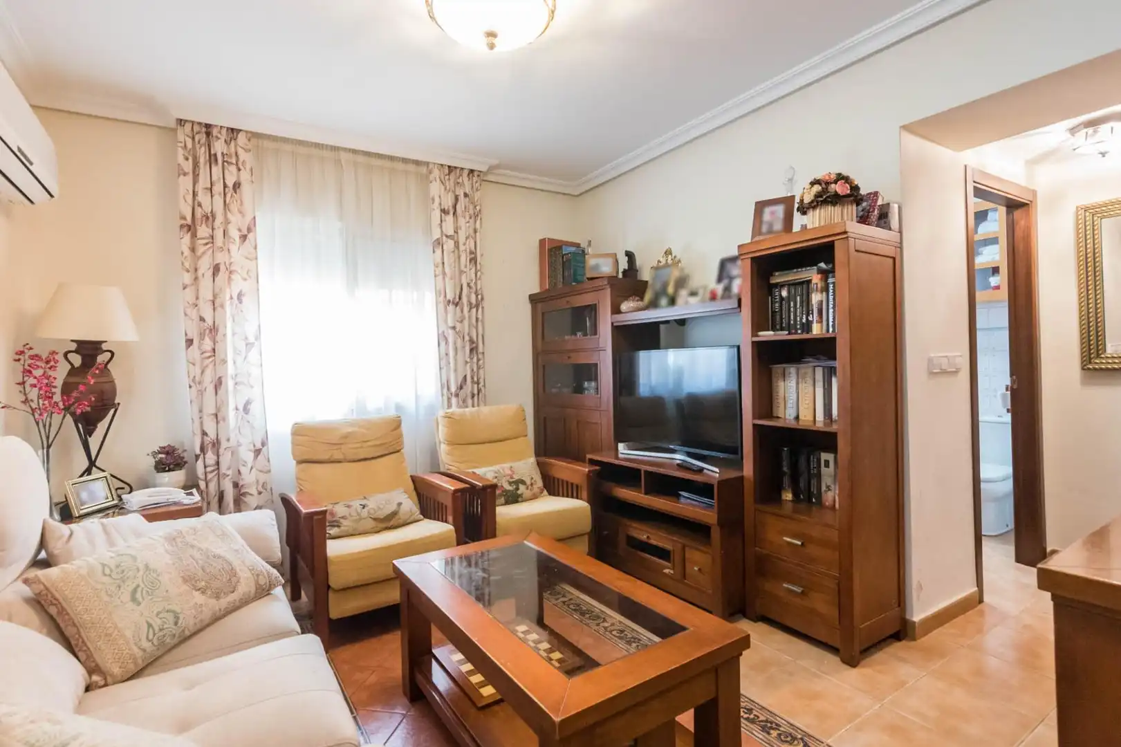 Living room of Houses for sale in Murcia  with Air Conditioner, Terrace and Storage room