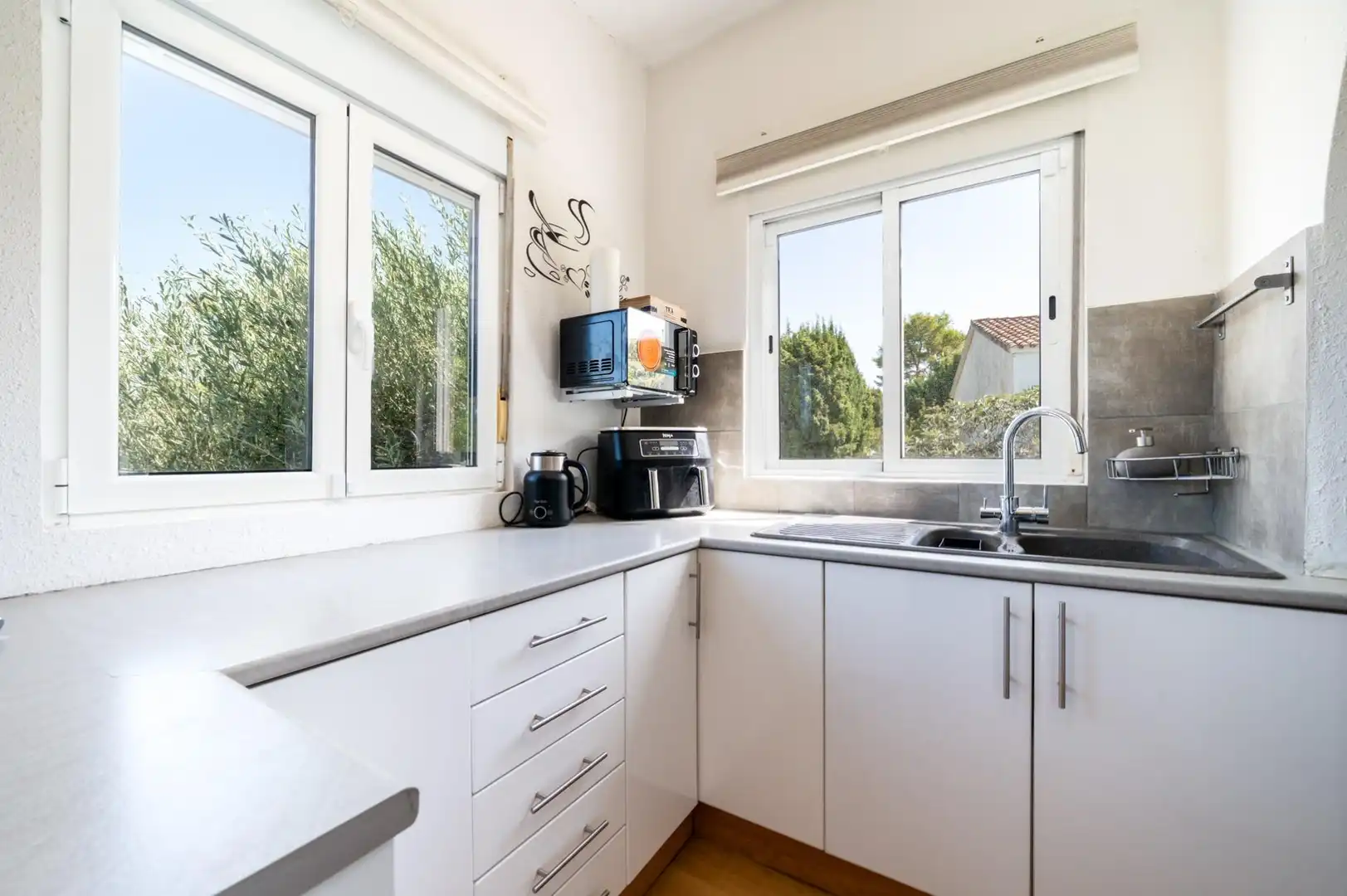 Cuina de Casa adosada en venda en Calvià amb Aire condicionat, Calefacció i Jardí privat