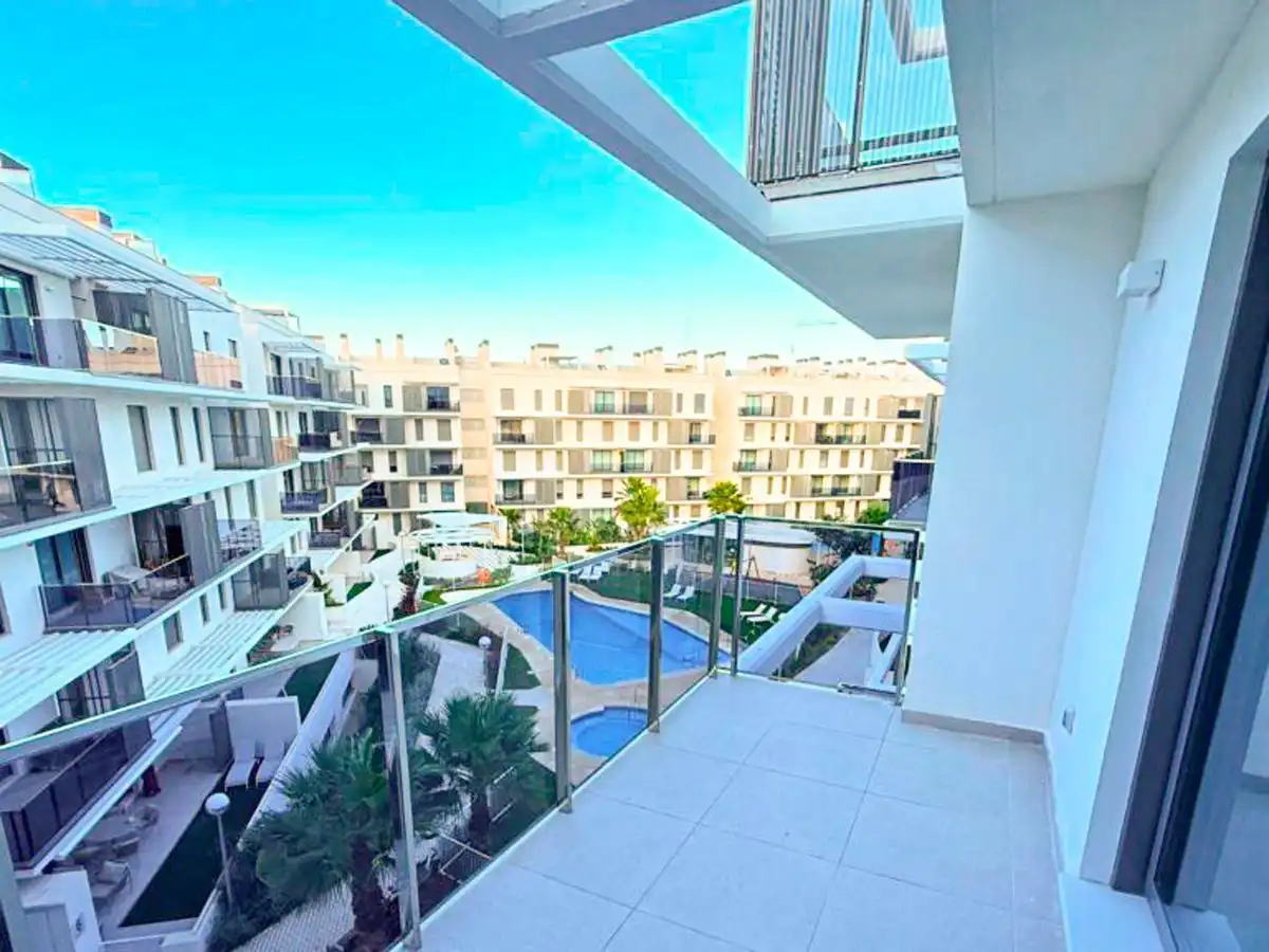 Exterior view of Flat for sale in Dénia  with Air Conditioner, Terrace and Community pool