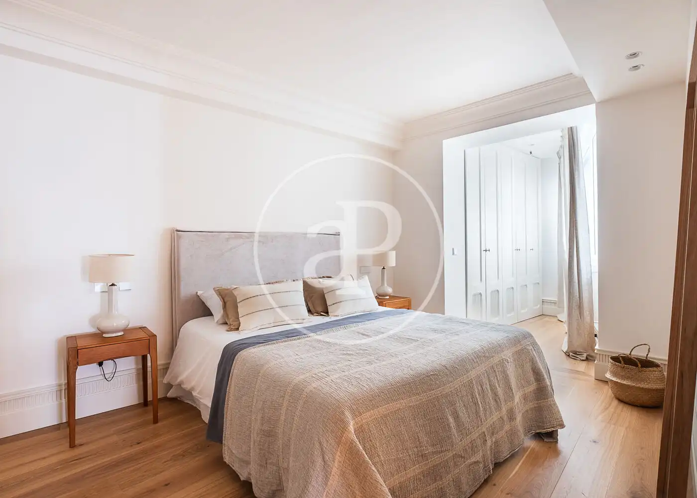 Schlafzimmer von Wohnung zum Verkauf in Madrid mit Klimaanlage, Heizung und Terrasse