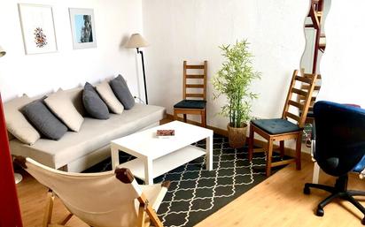 Living room of Flat for sale in  Madrid Capital  with Air Conditioner, Heating and Furnished