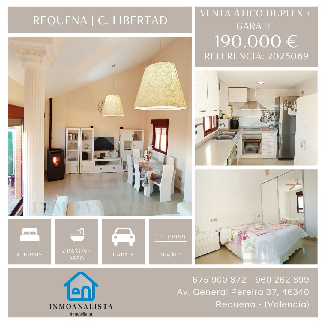 Exterior view of Attic for sale in Requena  with Terrace