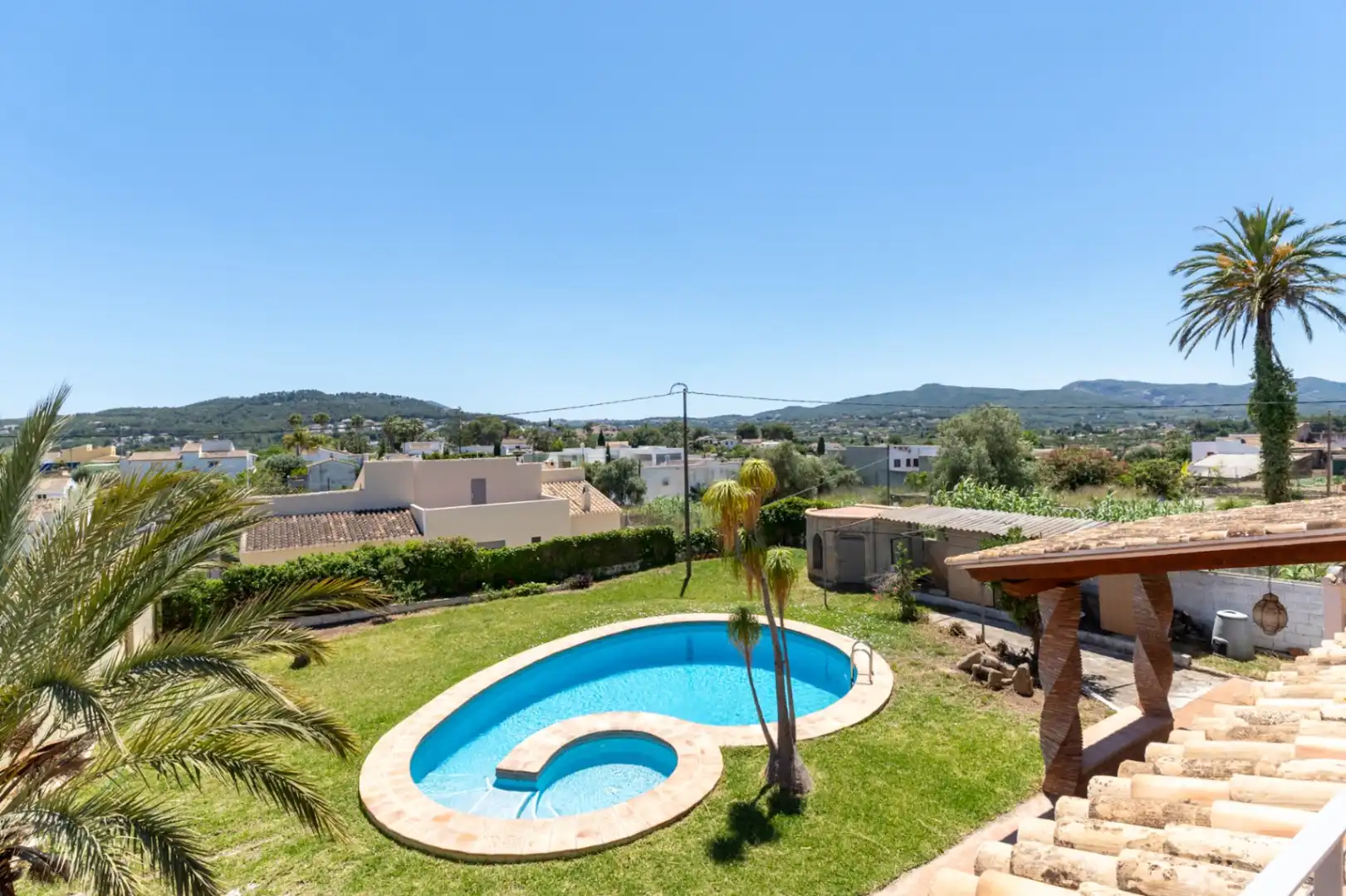 Swimming pool of Houses for sale in Jávea / Xàbia  with Air Conditioner, Heating and Private garden
