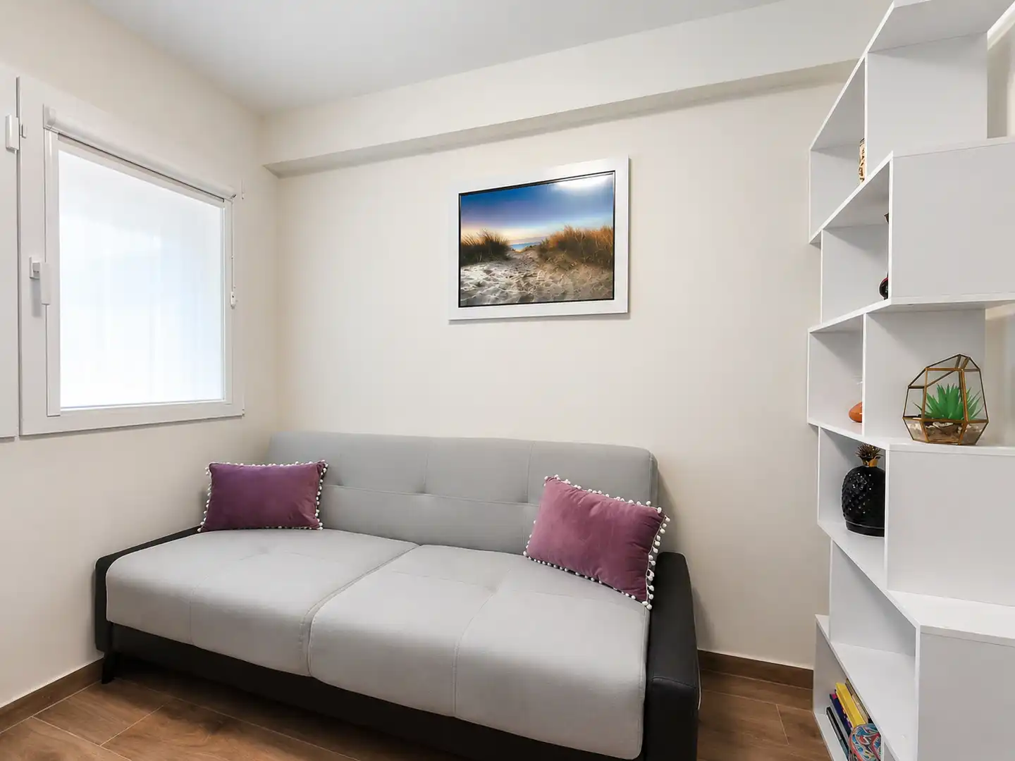 Sala d'estar de Pis de lloguer en Alicante / Alacant amb Aire condicionat, Calefacció i Terrassa