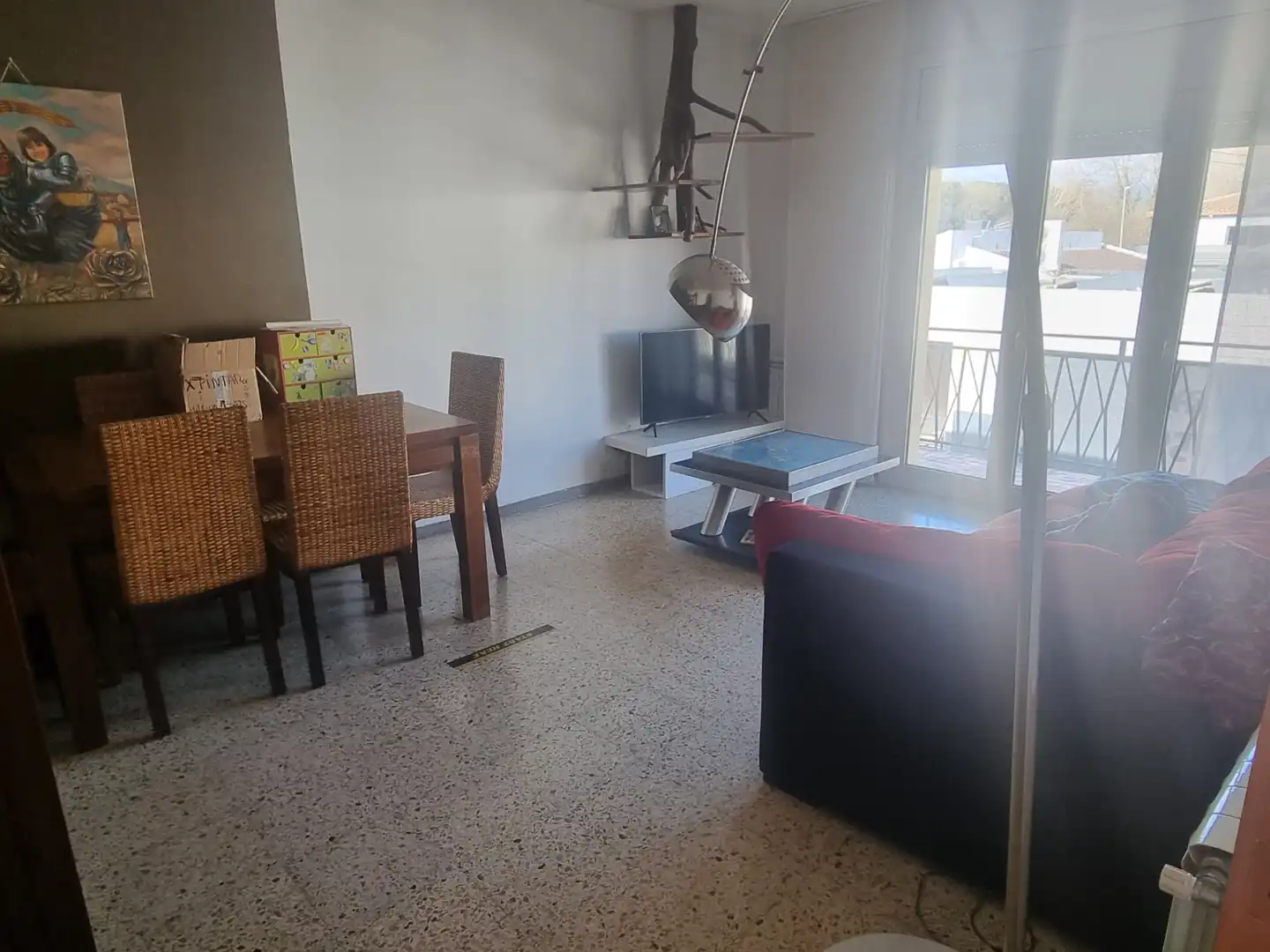 Sala de estar de Casa adosada en venta en Vilobí d'Onyar con Calefacción y Balcón
