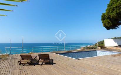 Terrace of House or chalet for sale in Arenys de Mar  with Terrace, Swimming Pool and Balcony