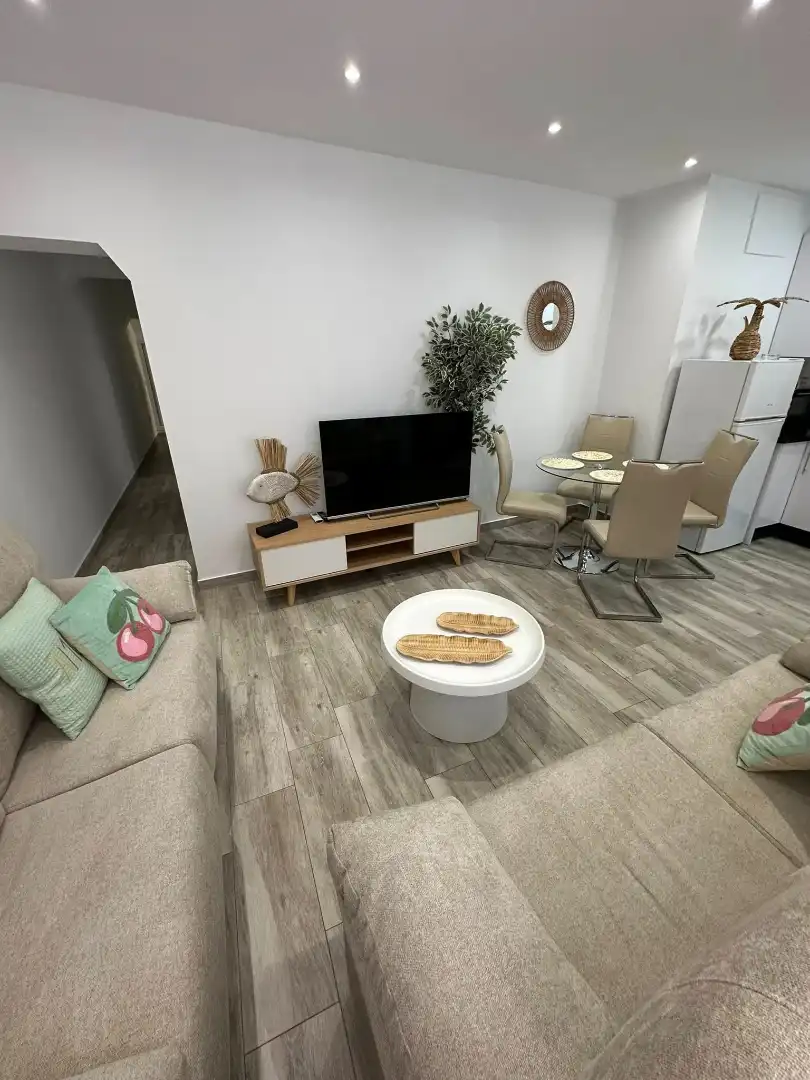 Wohnzimmer von Wohnung zur Miete in Fuengirola mit Klimaanlage, Möbliert und Waschmaschine