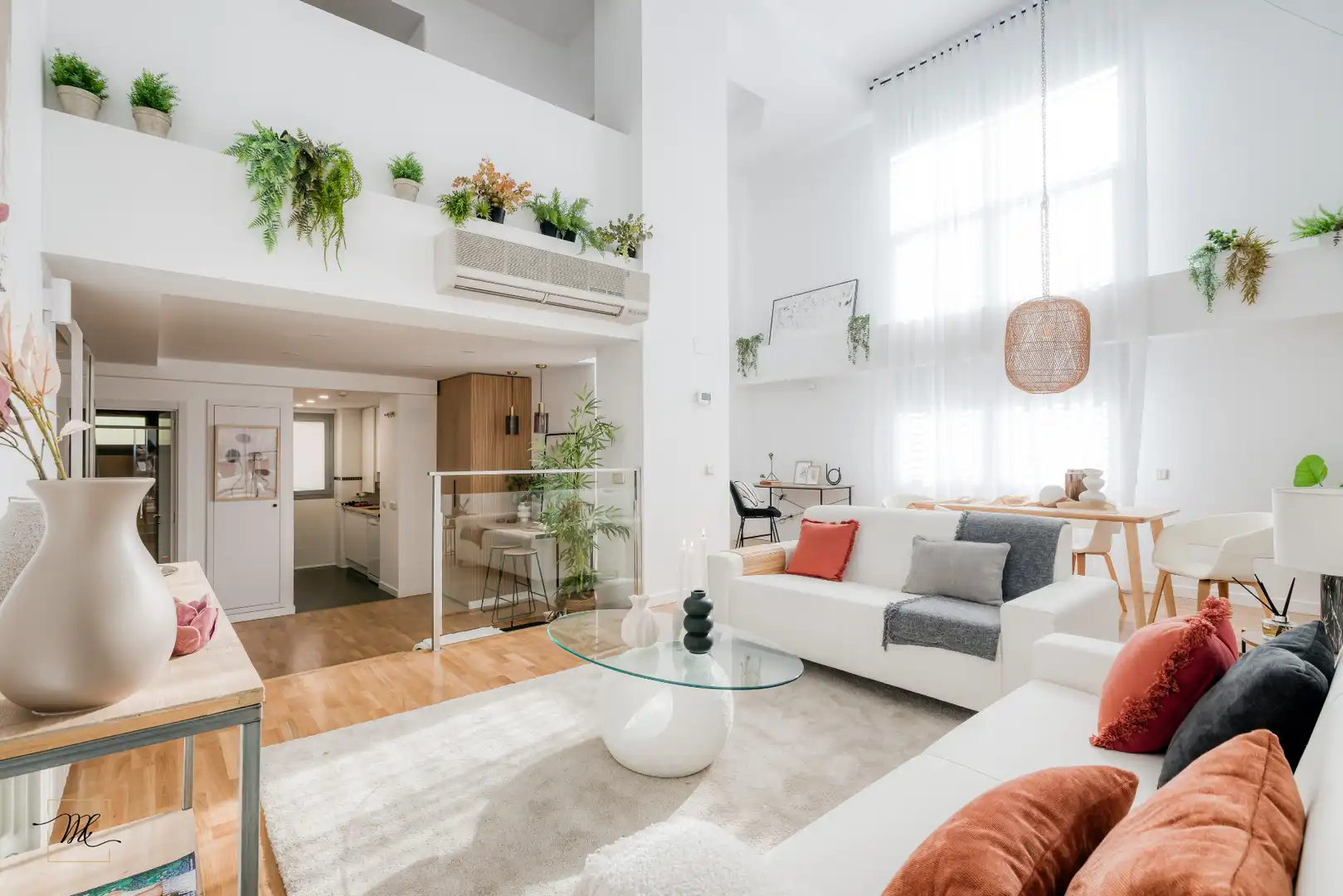 Sala de estar de Dúplex en venta en  Madrid Capital con Aire acondicionado, Calefacción y Trastero