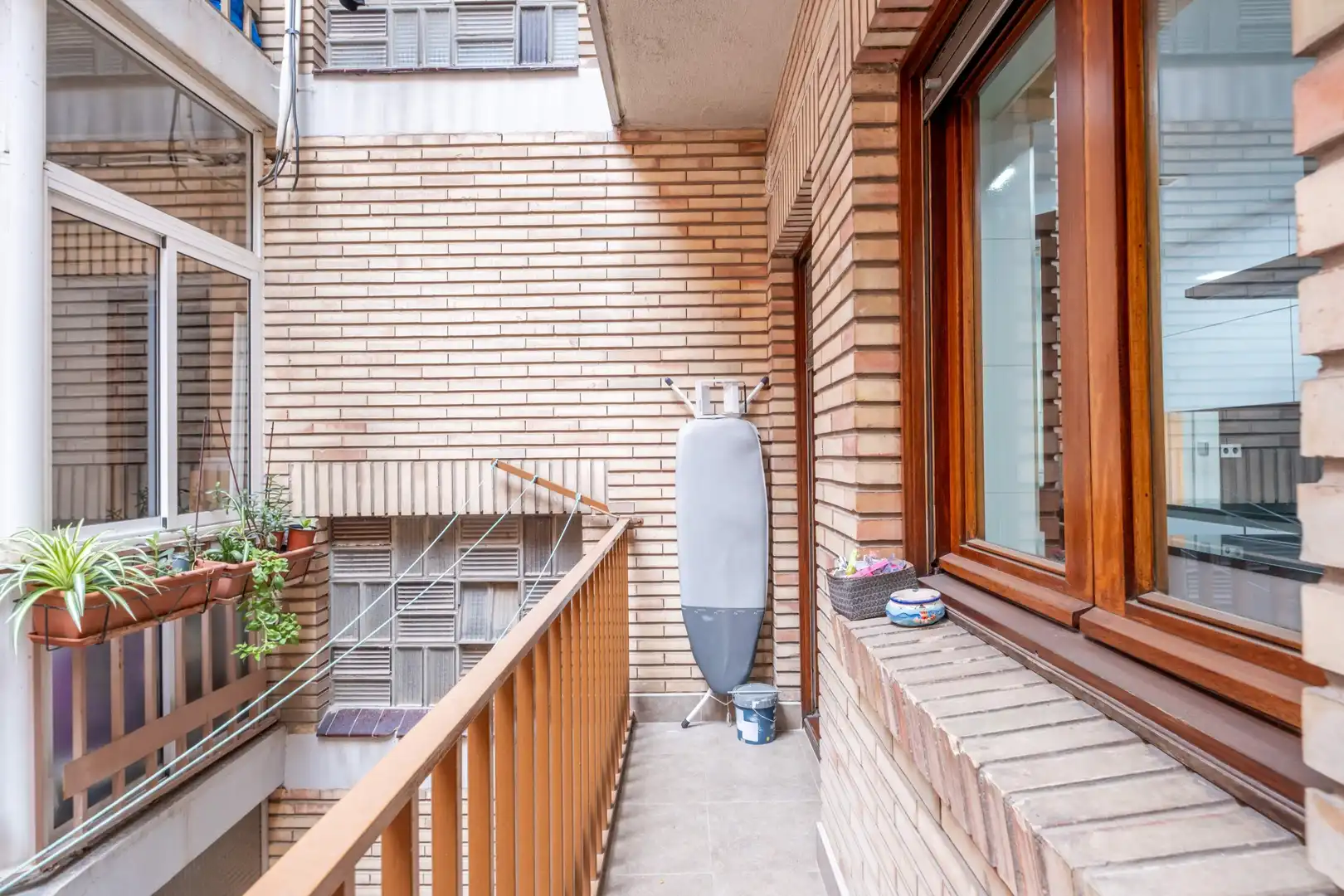 Terraza de Piso de alquiler en Zaragoza con Aire acondicionado, Calefacción y Parquet
