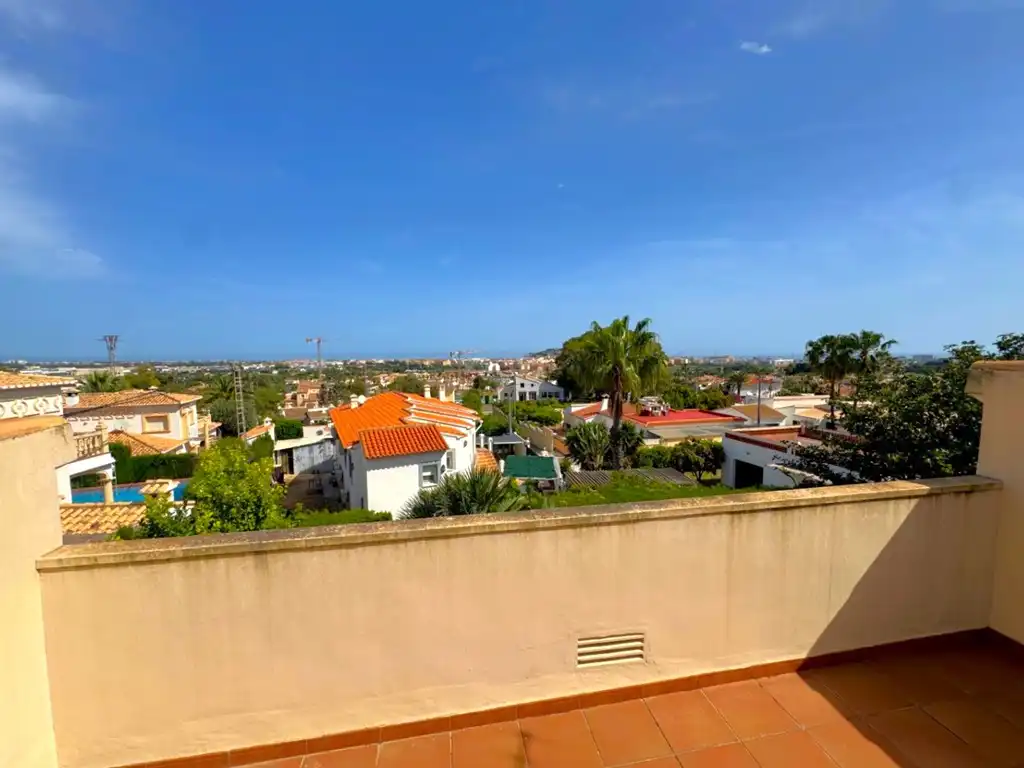 Exterior view of Houses for sale in Dénia  with Air Conditioner, Private garden and Terrace