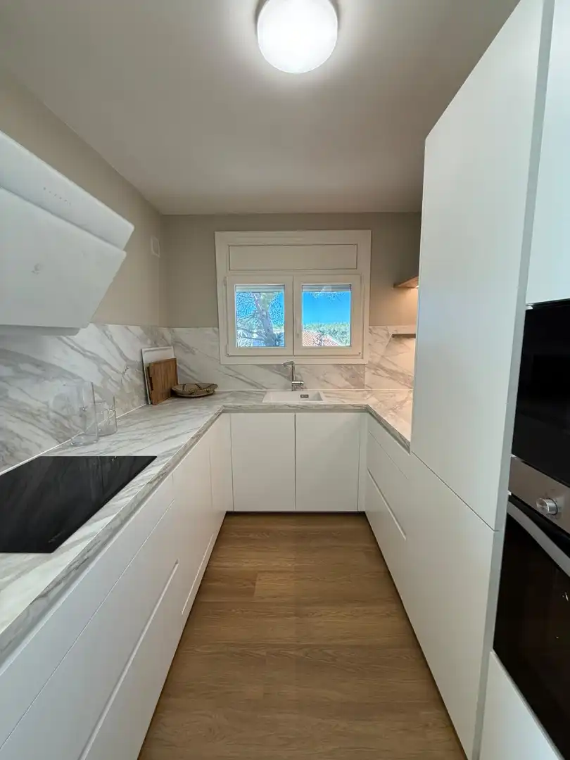 Cocina de Casa o chalet en venta en Vandellòs i l'Hospitalet de l'Infant con Aire acondicionado, Calefacción y Jardín privado