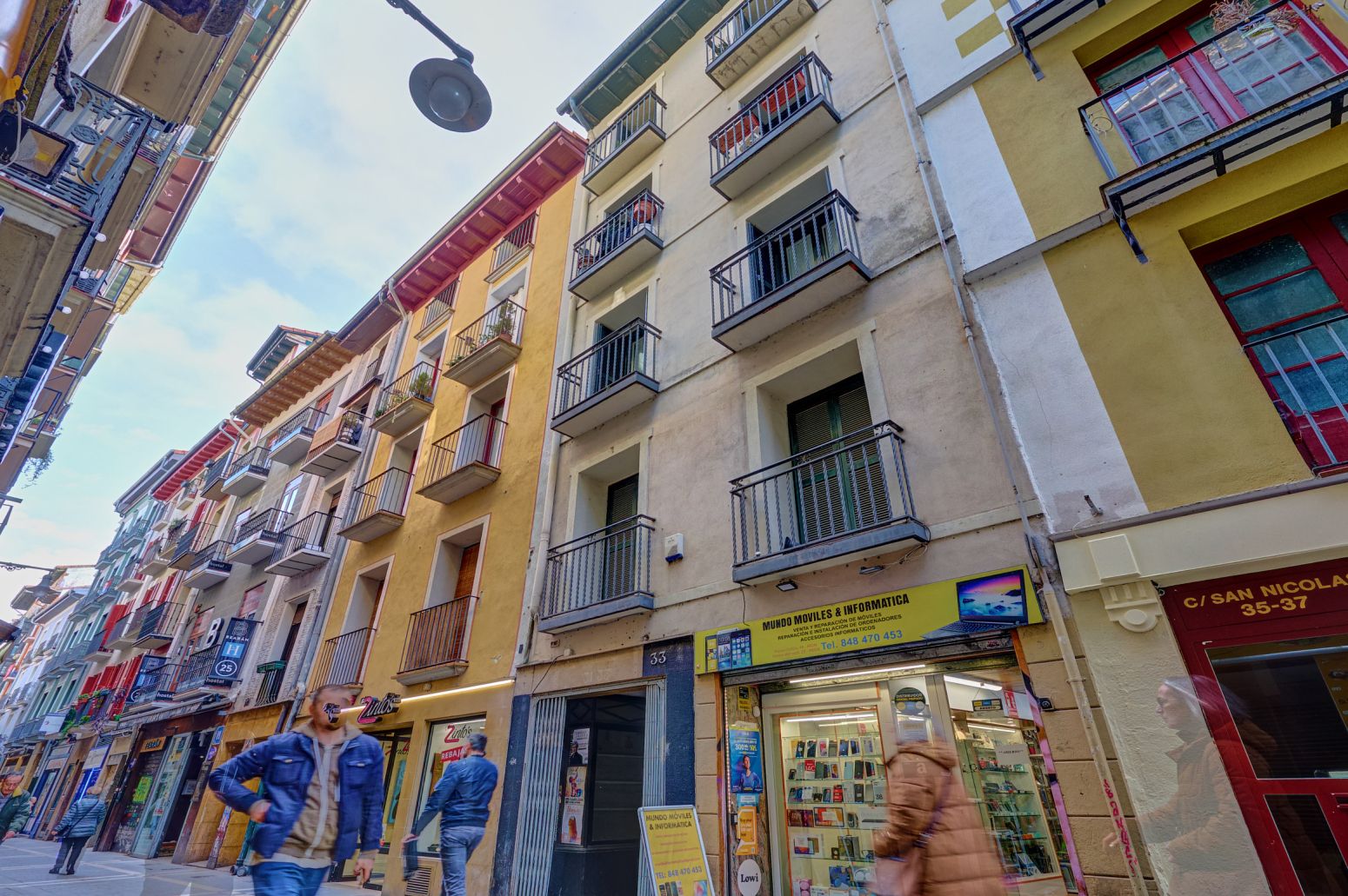 Exterior view of Flat for sale in  Pamplona / Iruña  with Heating and Balcony