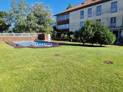 Swimming pool of Attic for sale in Santiago de Compostela   with Heating, Private garden and Storage room