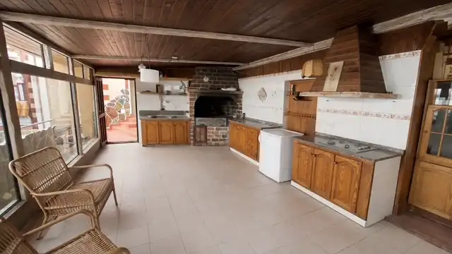 Cuina de Casa o xalet en venda en Icod de los Vinos amb Jardí privat, Terrassa i Forn