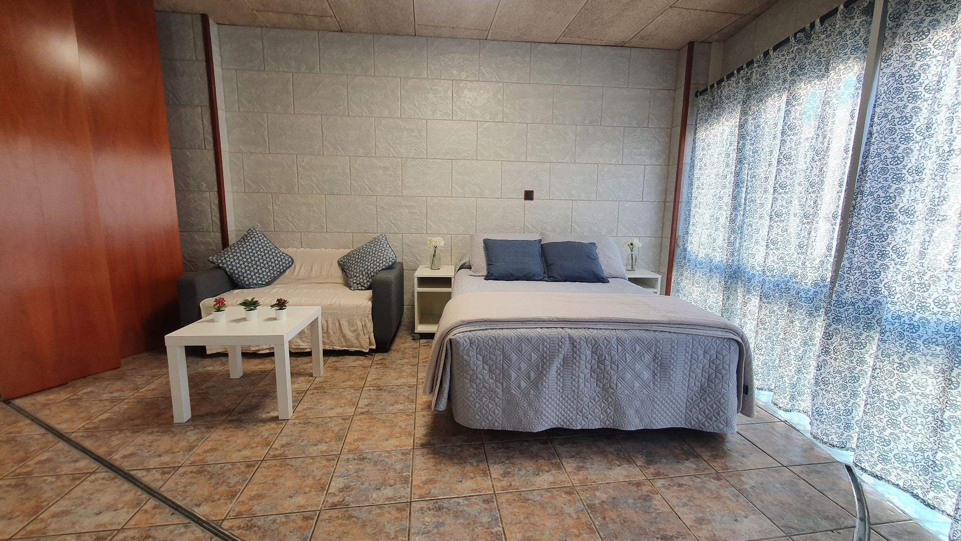 Dormitori de Apartament de lloguer en La Garriga amb Calefacció i Moblat