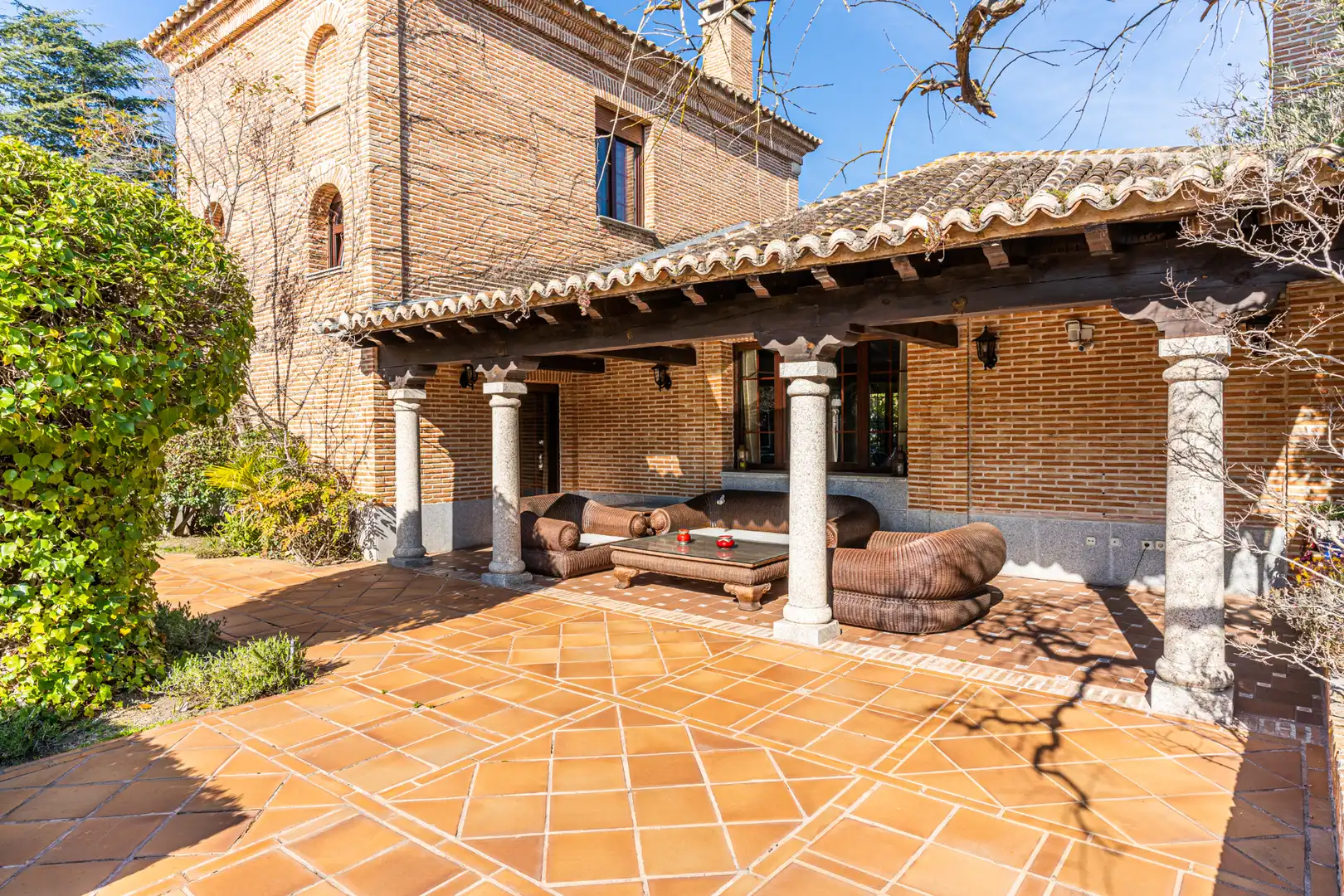 Terraza de Casa o chalet en venta en Las Rozas de Madrid con Aire acondicionado, Calefacción y Jardín privado
